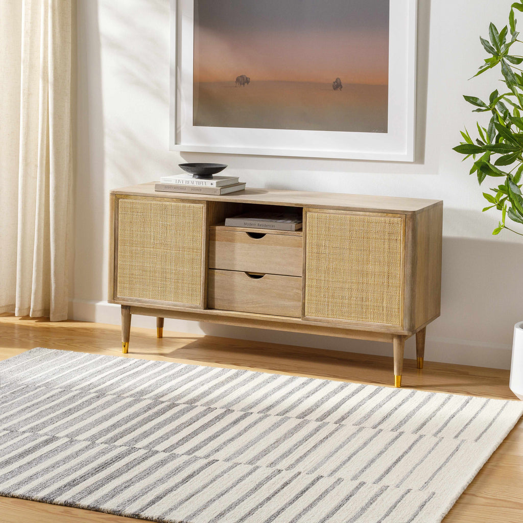 Gawel Gray Area Rug - Clearance