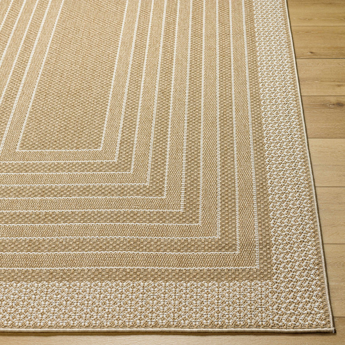 Mopsa Tan Outdoor Area Rug - Clearance