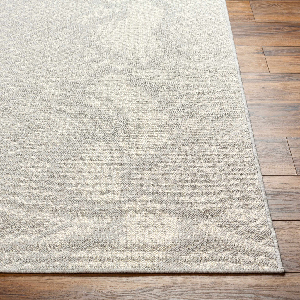Estee Cream Snake-Patterned Outdoor Area Rug - Clearance