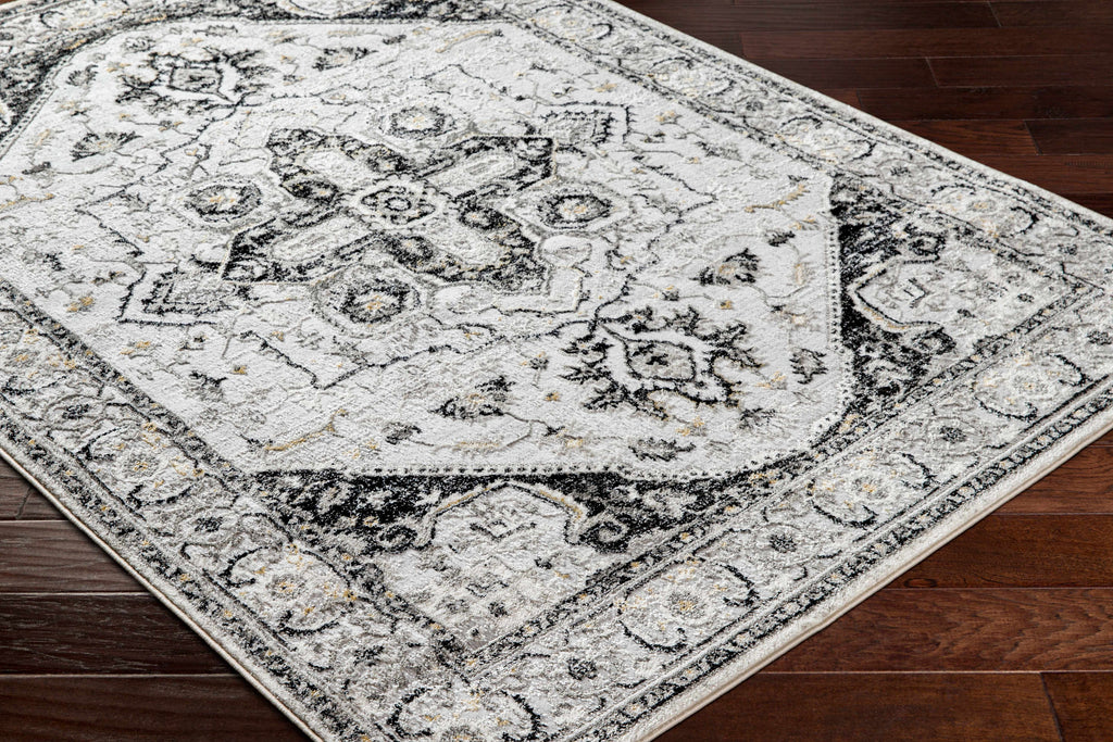 Gauri Gray Medallion Area Rug - Clearance