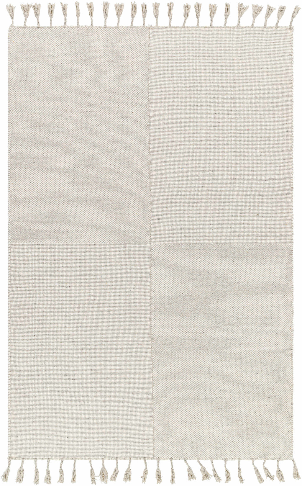 Abhay Cream Wool Area Rug - Clearance