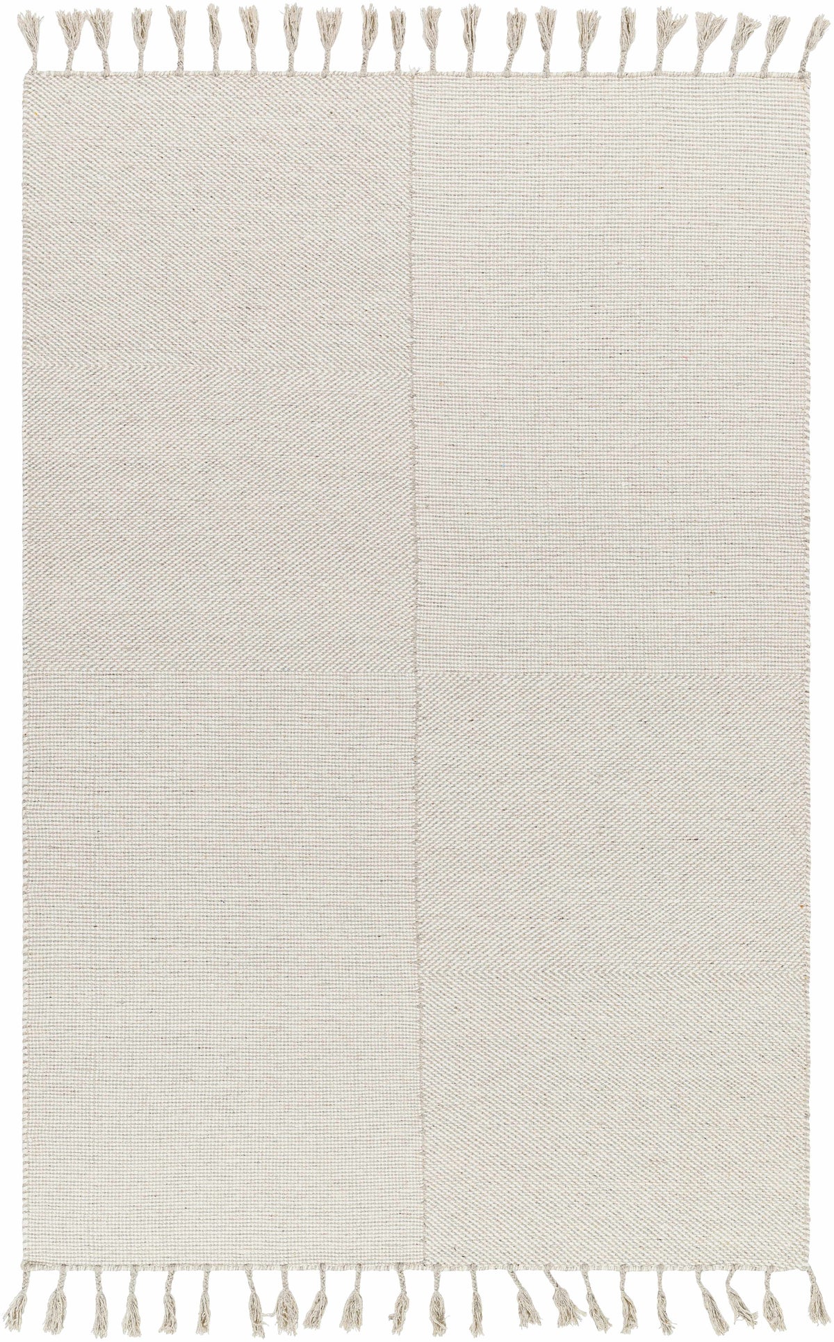 Abhay Cream Wool Area Rug - Clearance