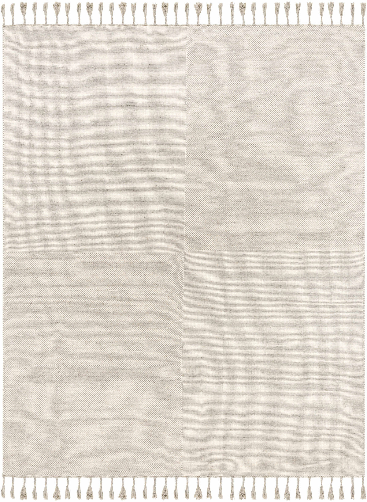 Abhay Beige Wool Area Rug - Clearance