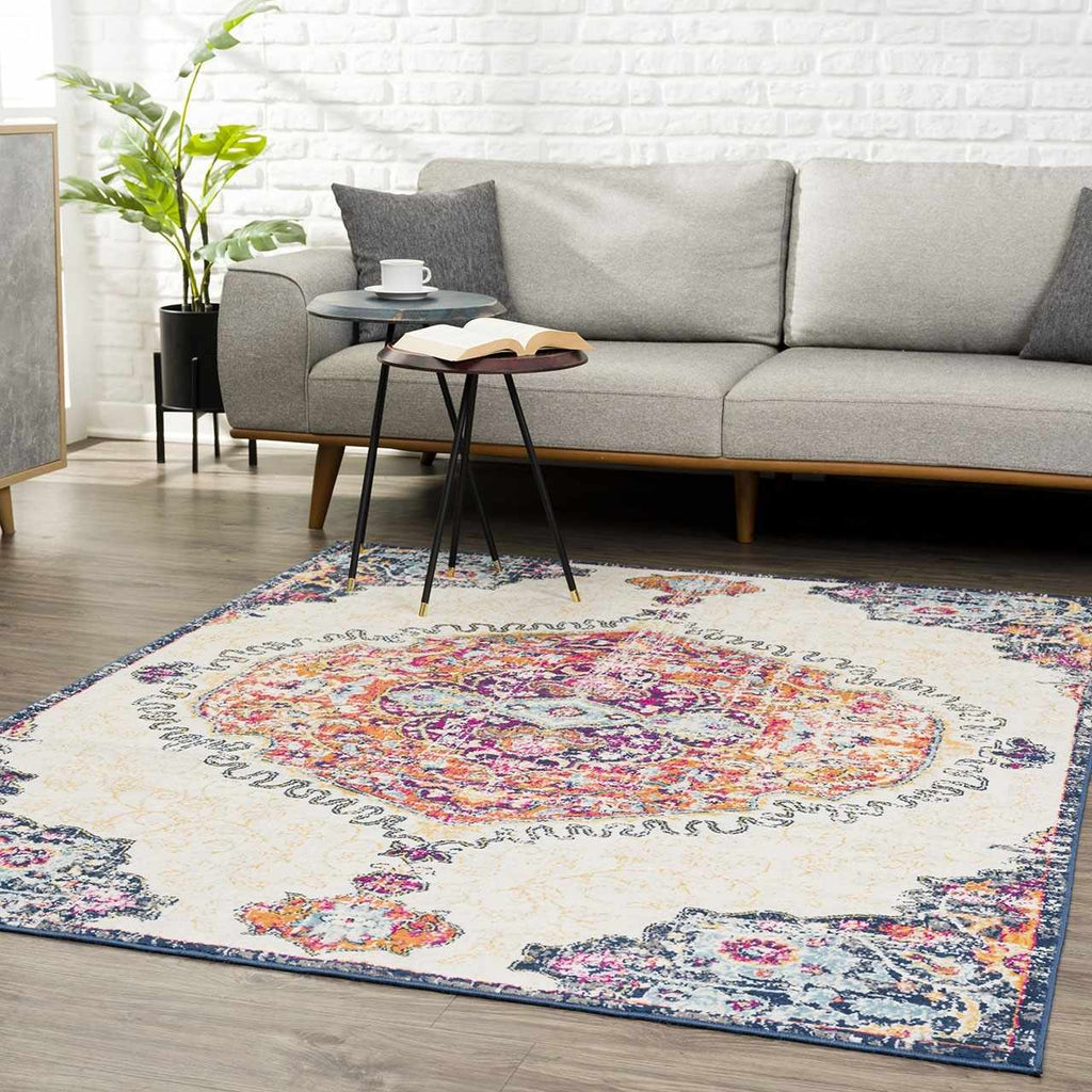 Tigrit Blue & Orange 2300 Area Rug - Clearance