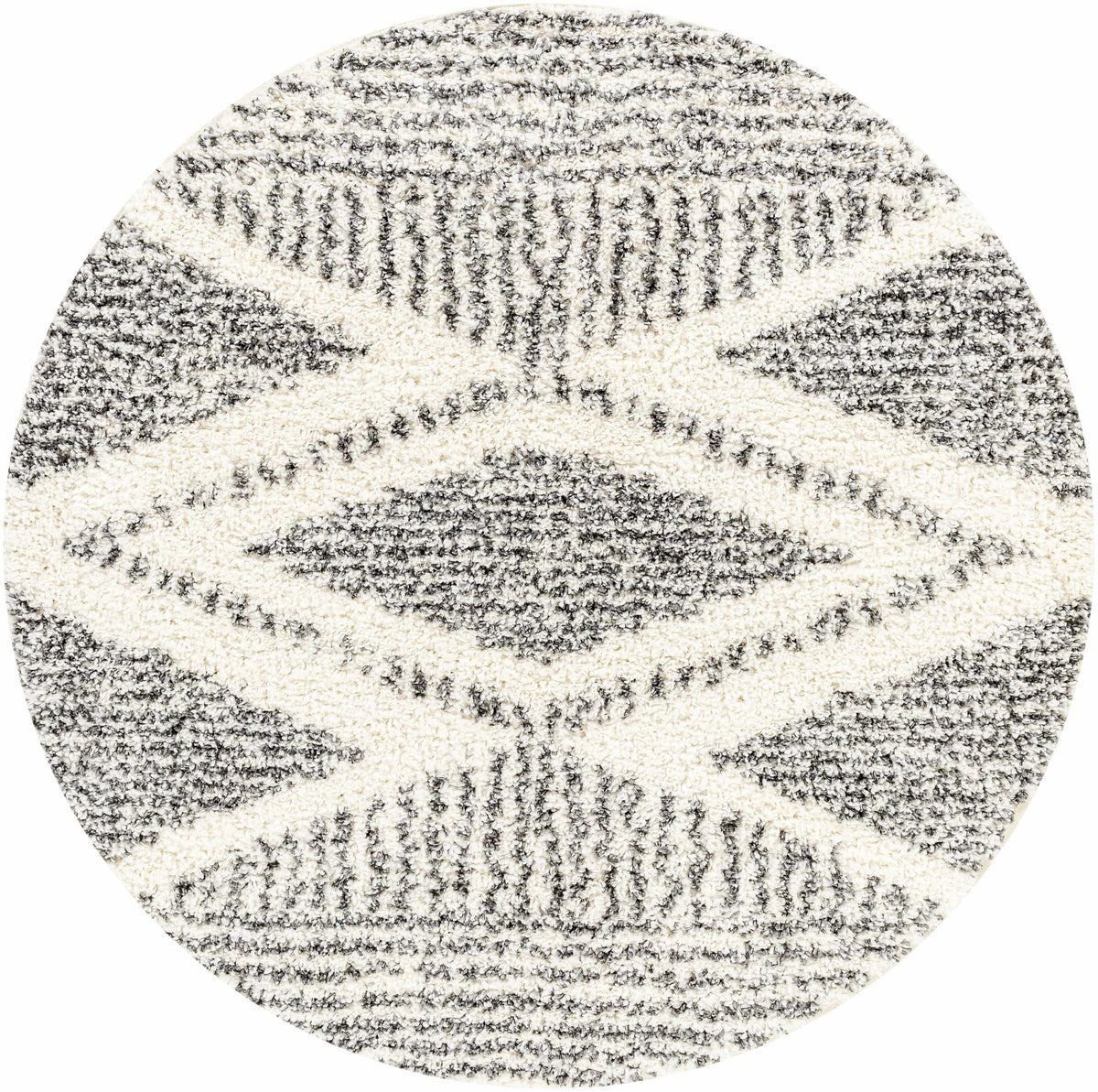 Arden Elara Charcoal&Cream Transitional Boho Rug