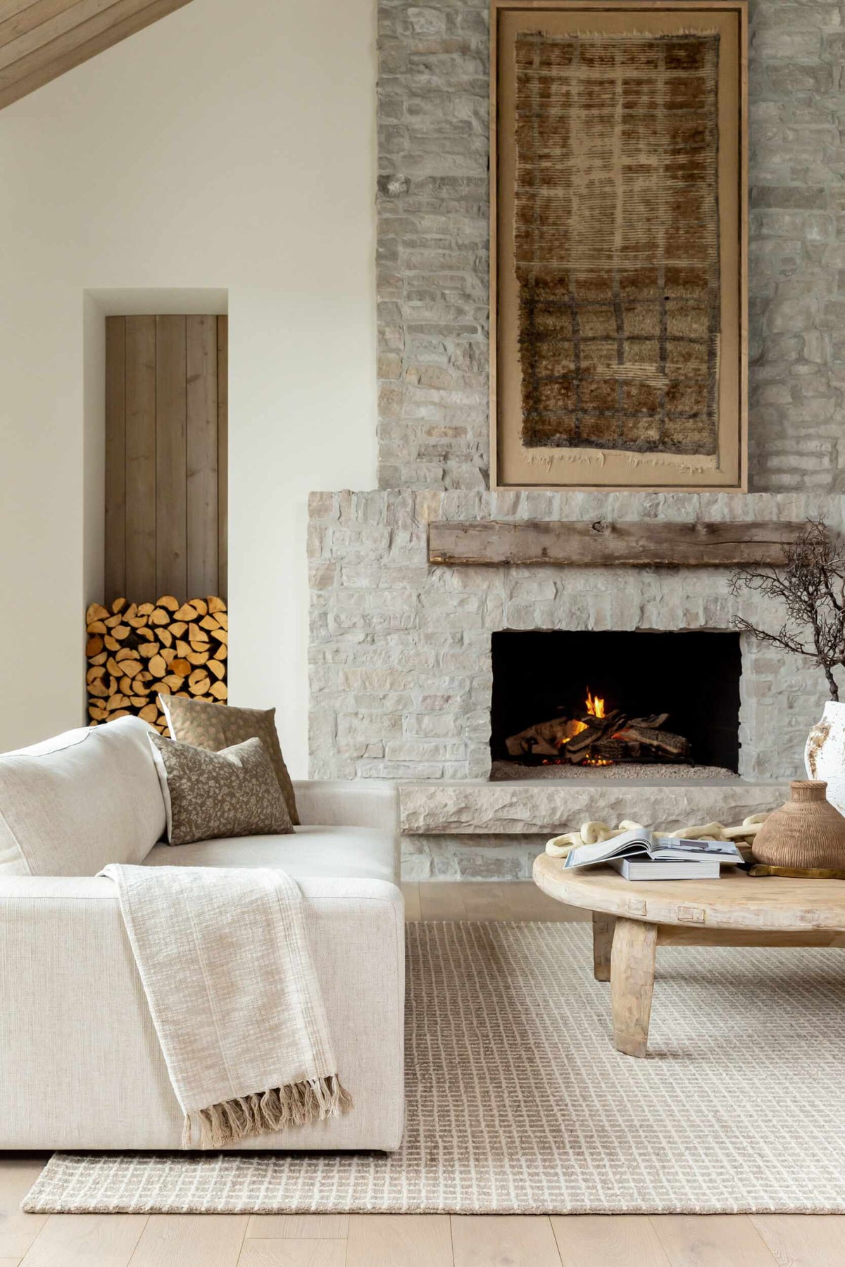 Anahid Bone Area Rug - Clearance
