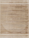 Yoad Geometric Mocha Area Rug