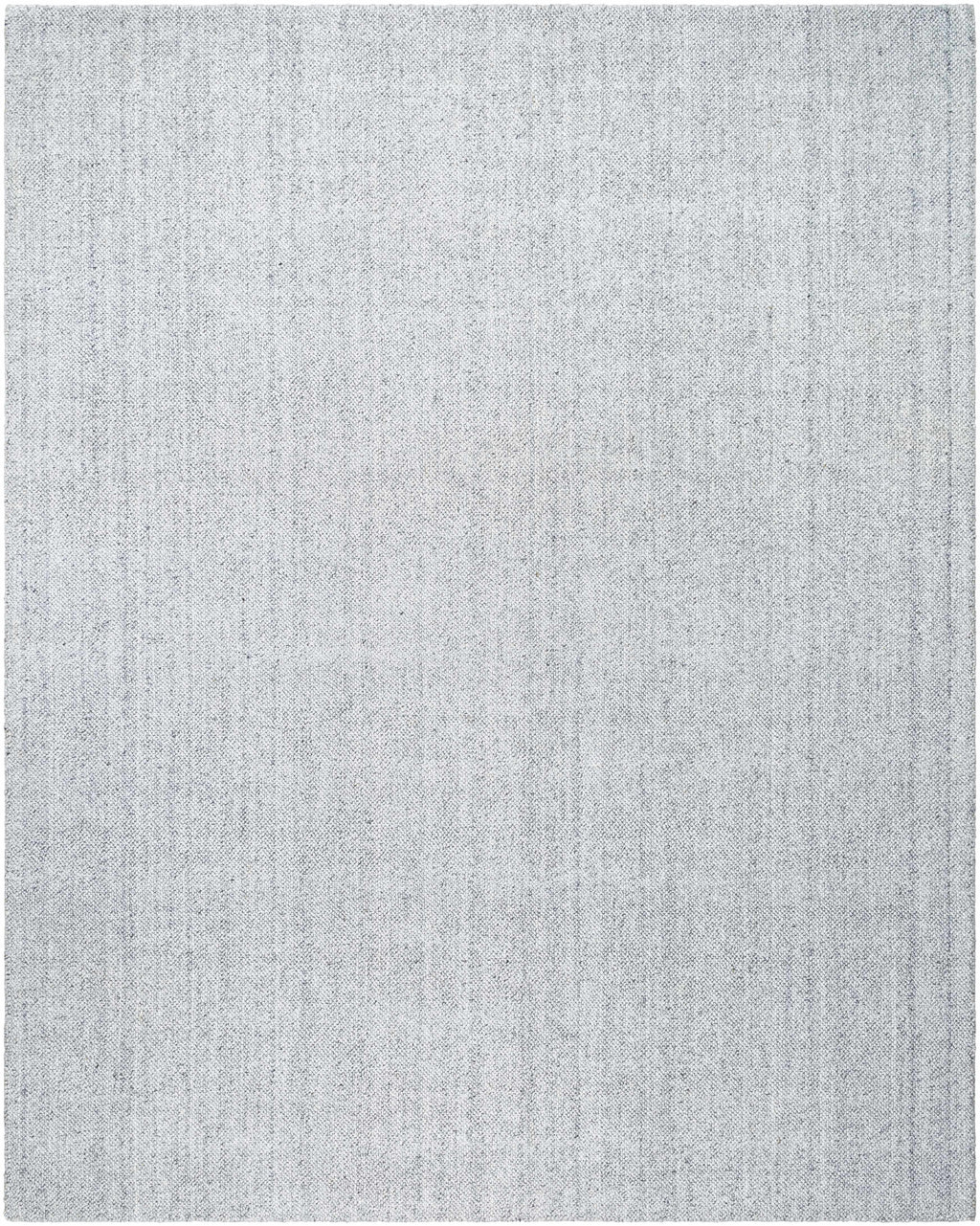 Zareh Gray Blue Solid Area Rug - Clearance
